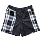 ALTERNATE SPLIT PLAID SHORTS - STYLE 1