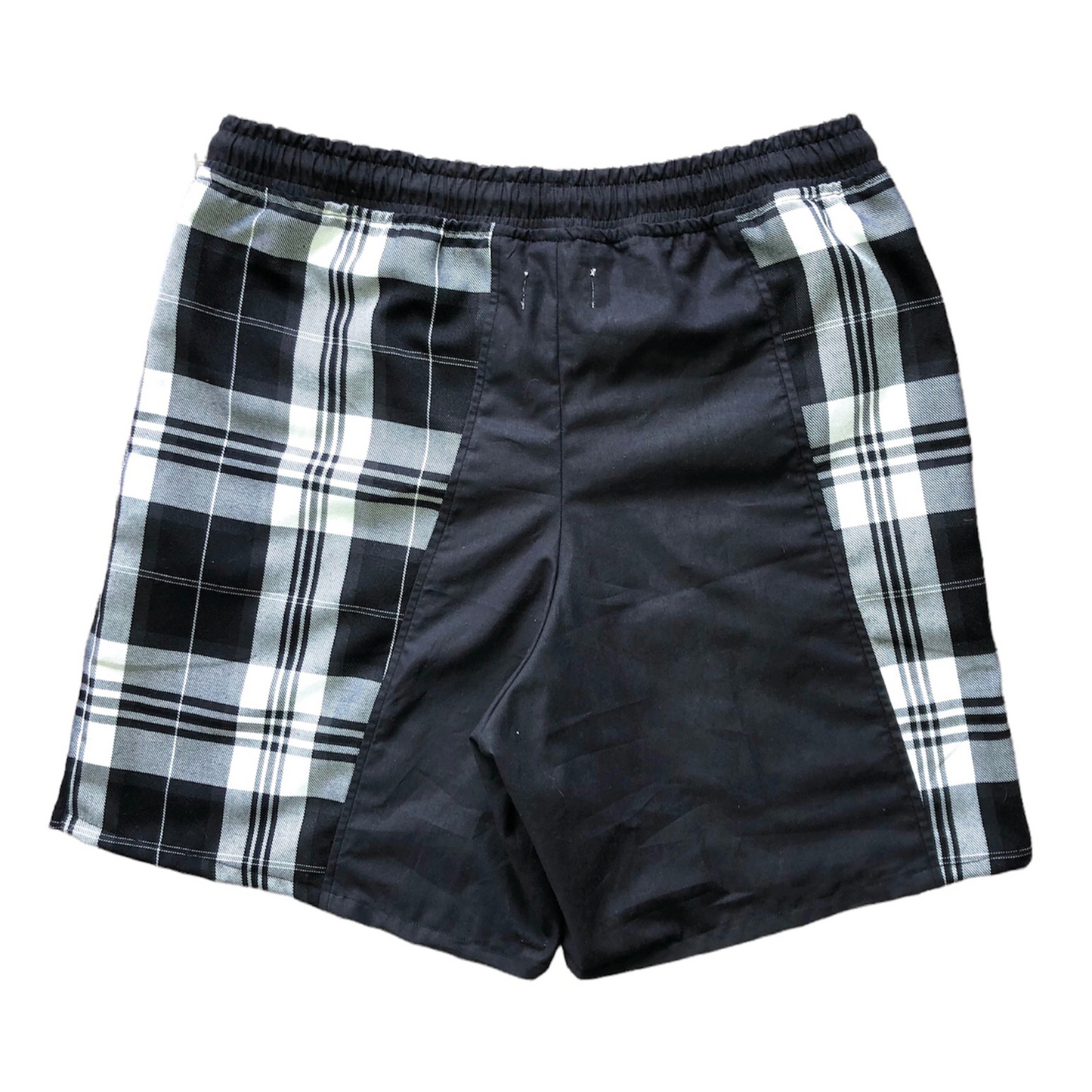 ALTERNATE SPLIT PLAID SHORTS - STYLE 1