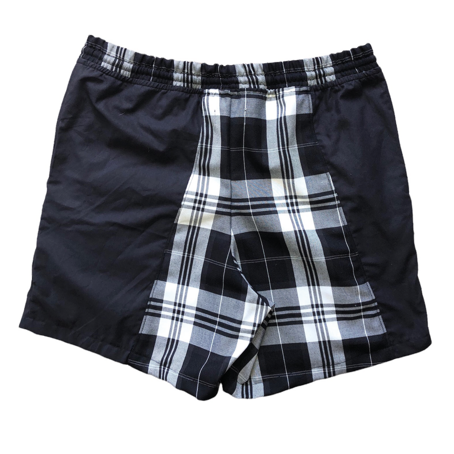 ALTERNATE SPLIT PLAID SHORTS - STYLE 2